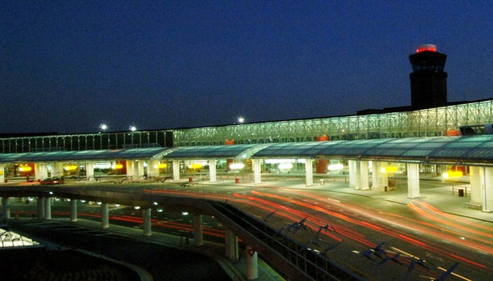 Panhandlers apparently frequent Baltimore's Thurgood Marshall Airport at night.